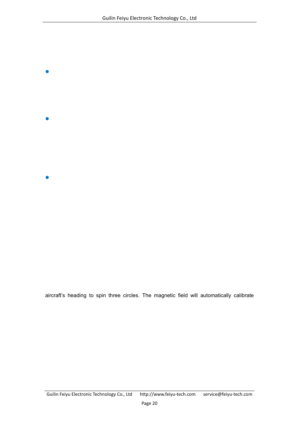 9 gps hovering mode test | FeiYu Tech FY-41AP User Manual | Page 22 / 28