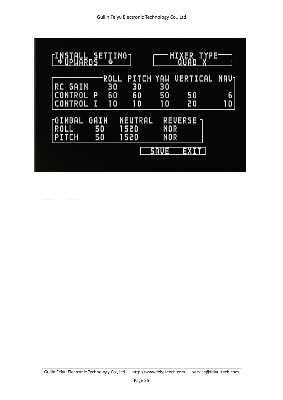 FeiYu Tech FY-41AP User Manual | Page 28 / 28
