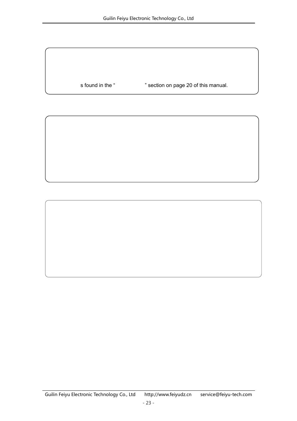 FeiYu Tech FY-41AP User Manual | Page 23 / 31