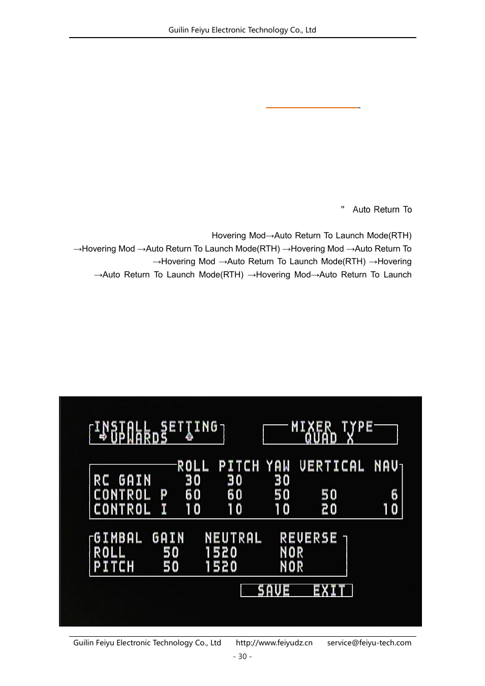 FeiYu Tech FY-41AP User Manual | Page 30 / 31