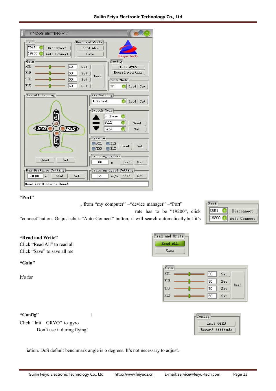 FeiYu Tech FY-DOS User Manual | Page 13 / 18