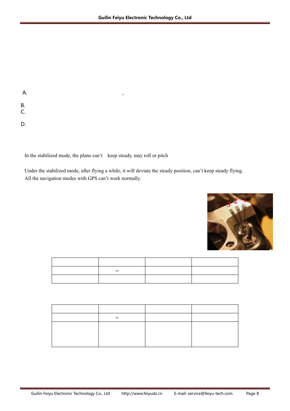 FeiYu Tech FY-DOS User Manual | Page 8 / 18