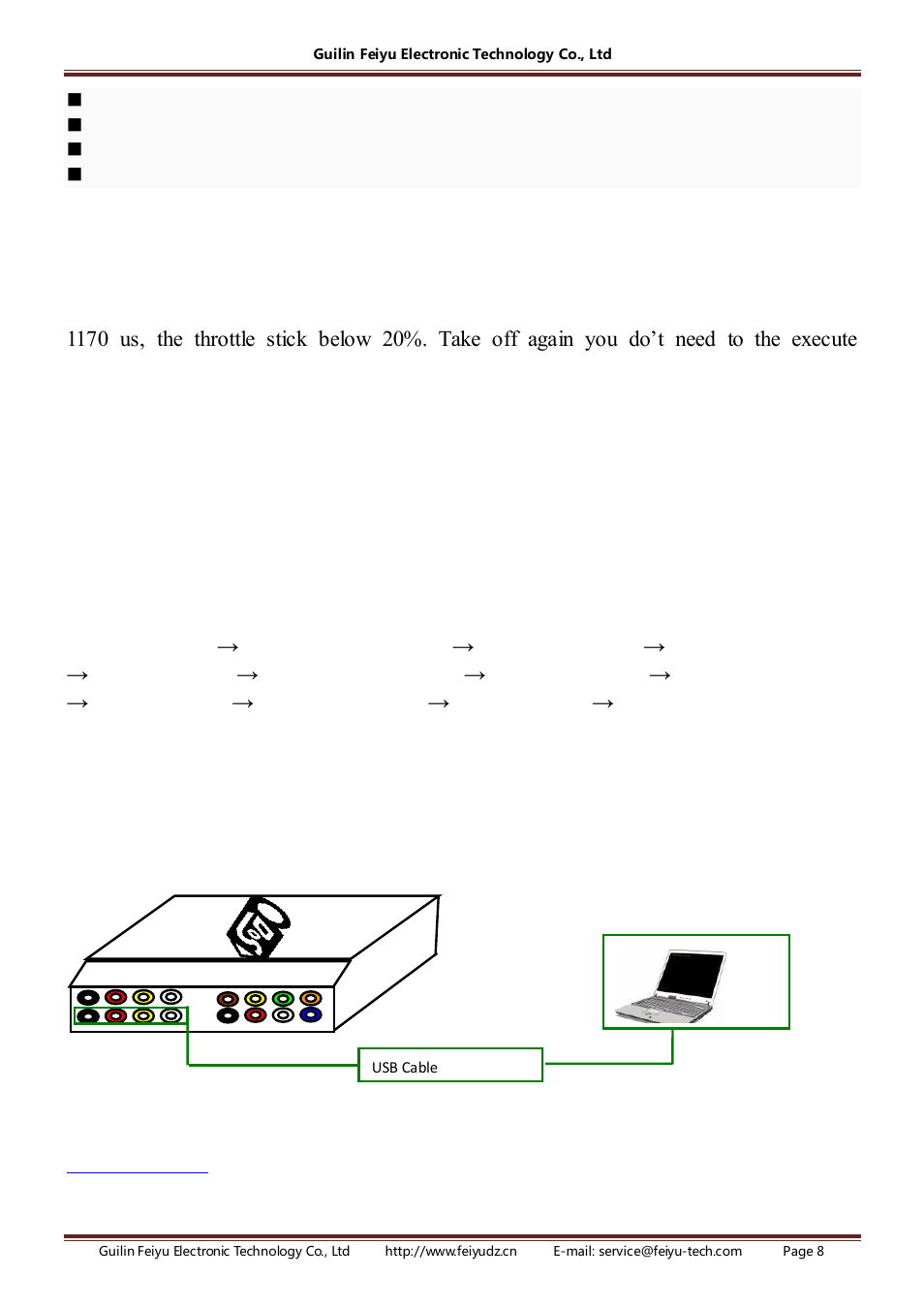 FeiYu Tech FY-DOS User Manual | Page 8 / 11