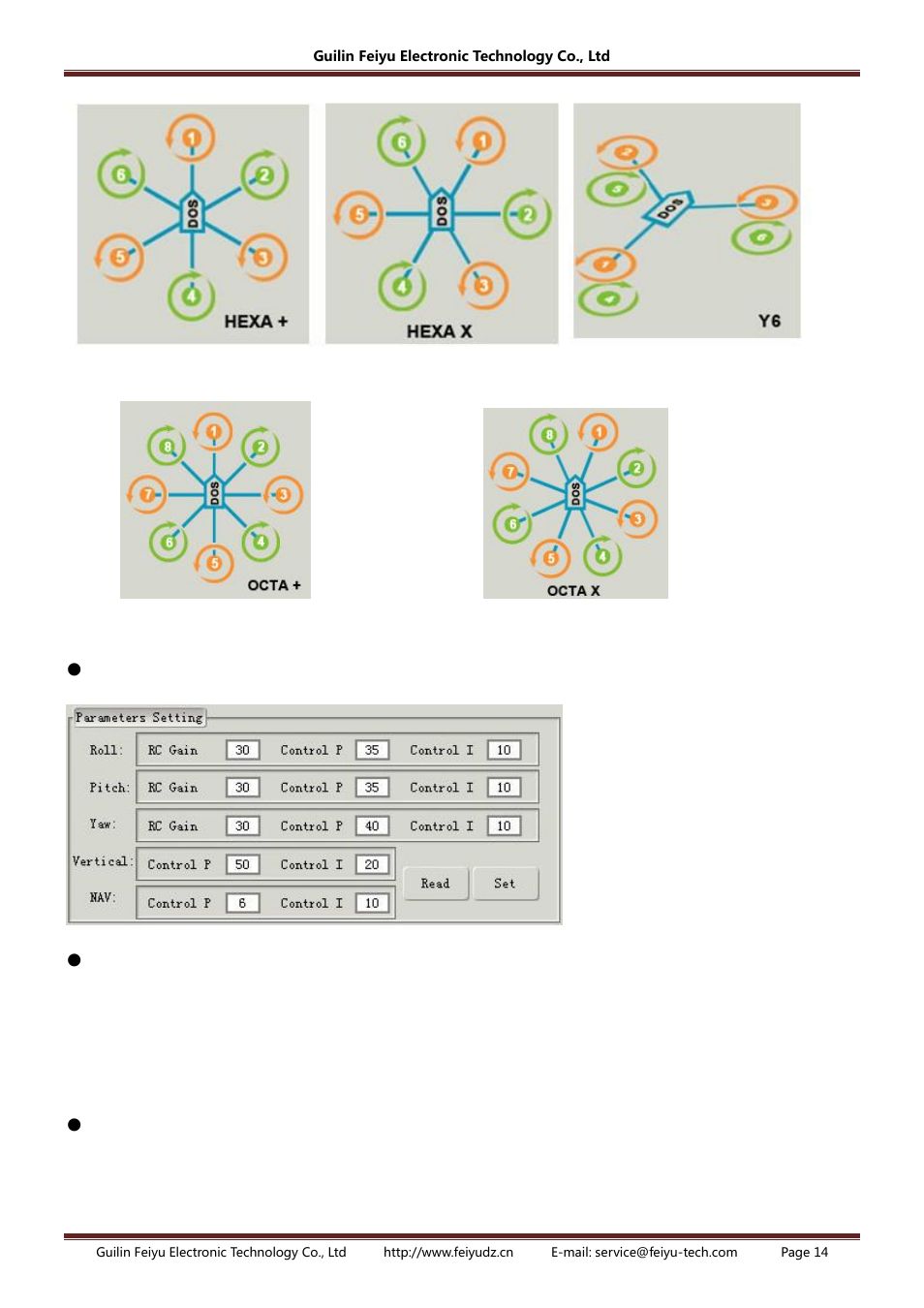 FeiYu Tech FY-DOS User Manual | Page 14 / 16