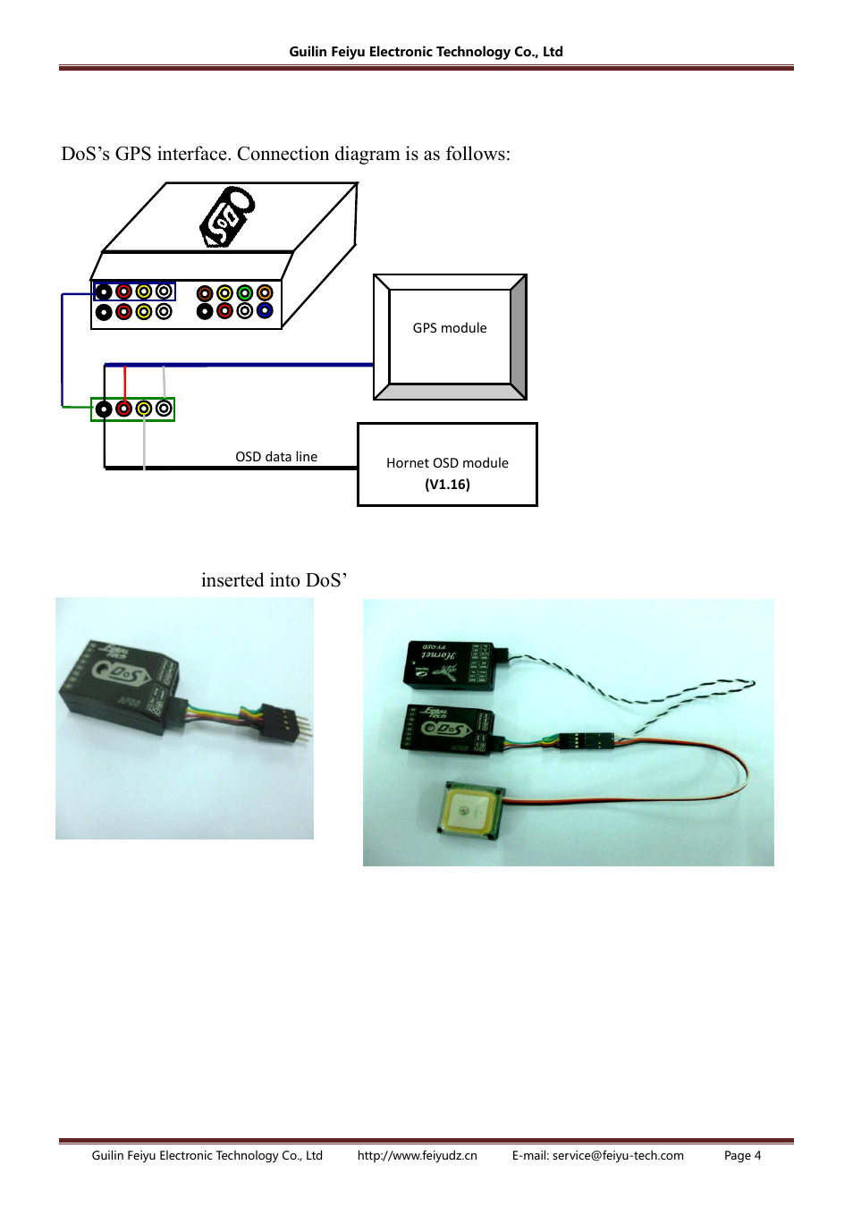 FeiYu Tech FY-DOS User Manual | Page 4 / 16