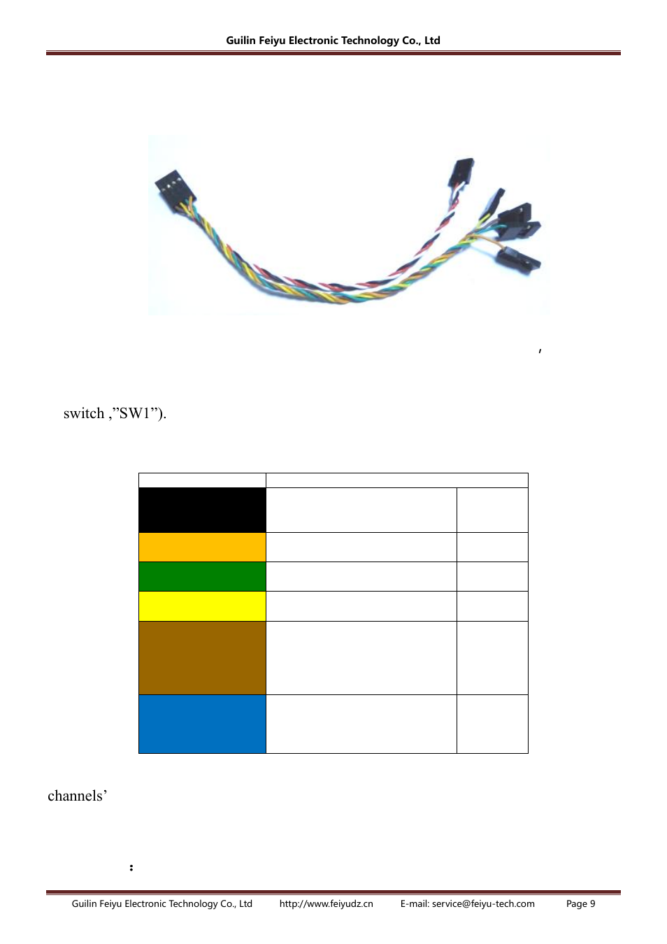 FeiYu Tech FY-DOS User Manual | Page 9 / 16