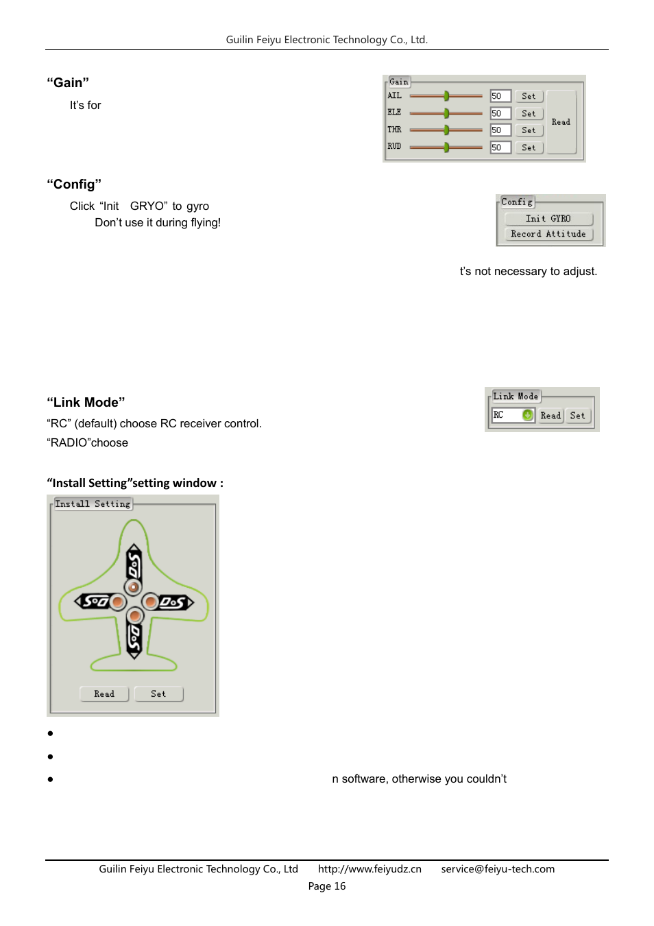 FeiYu Tech FY-DOS User Manual | Page 16 / 21