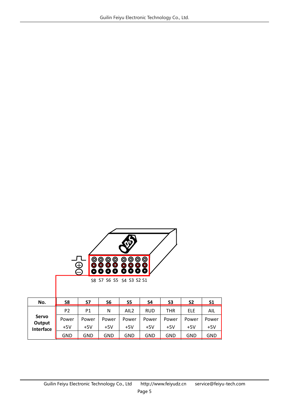 FeiYu Tech FY-DOS User Manual | Page 5 / 21