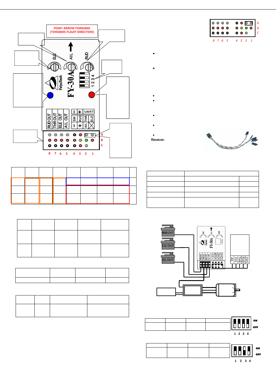 FeiYu Tech FY-30A User Manual | Page 2 / 4