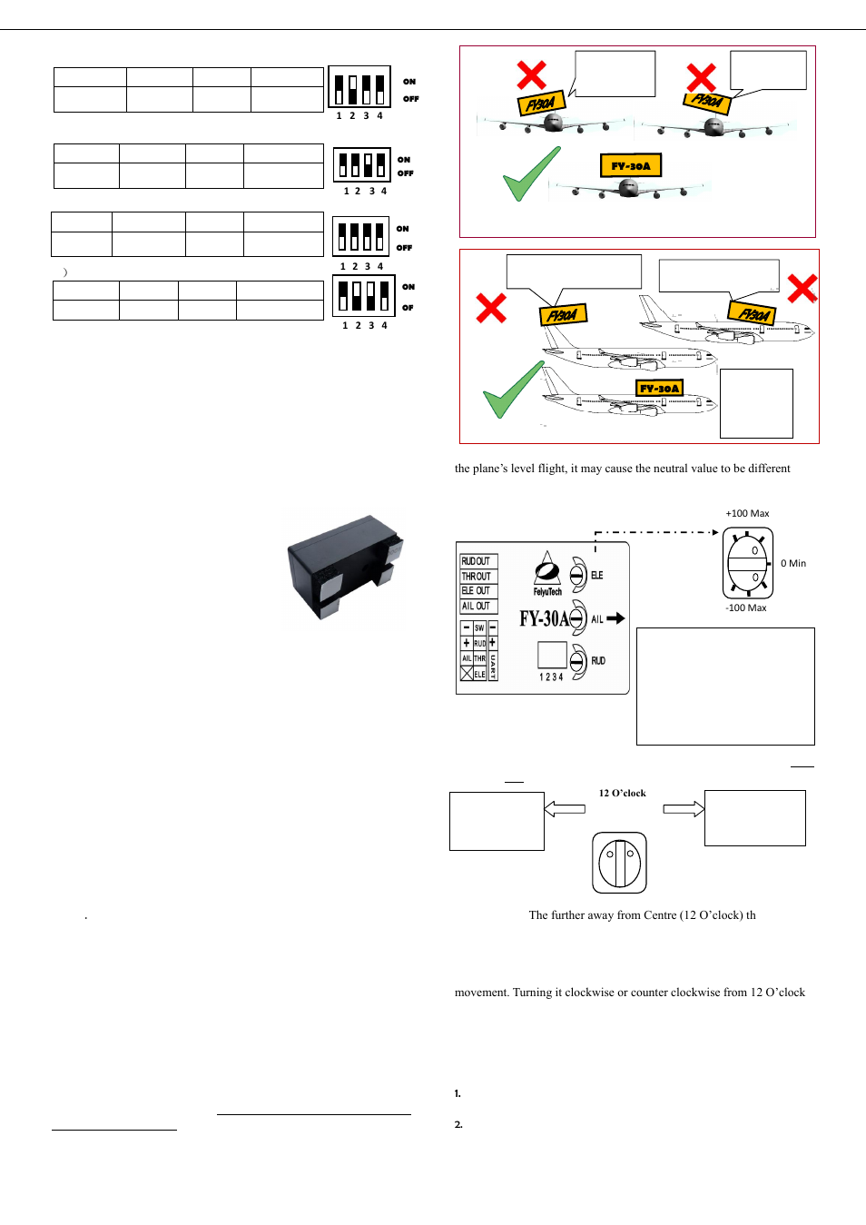FeiYu Tech FY-30A User Manual | Page 3 / 4