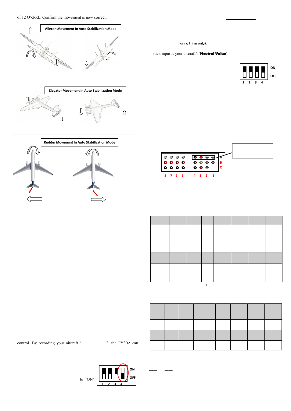 FeiYu Tech FY-30A User Manual | Page 4 / 4