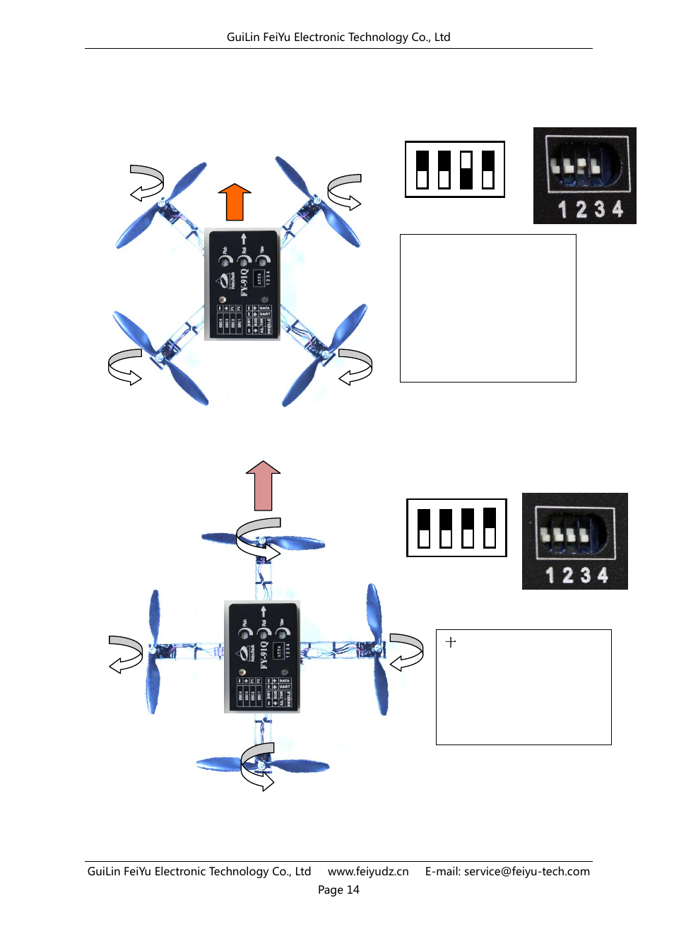 X-type layout, Cross type layout | FeiYu Tech FY-91Q User Manual | Page 15 / 27