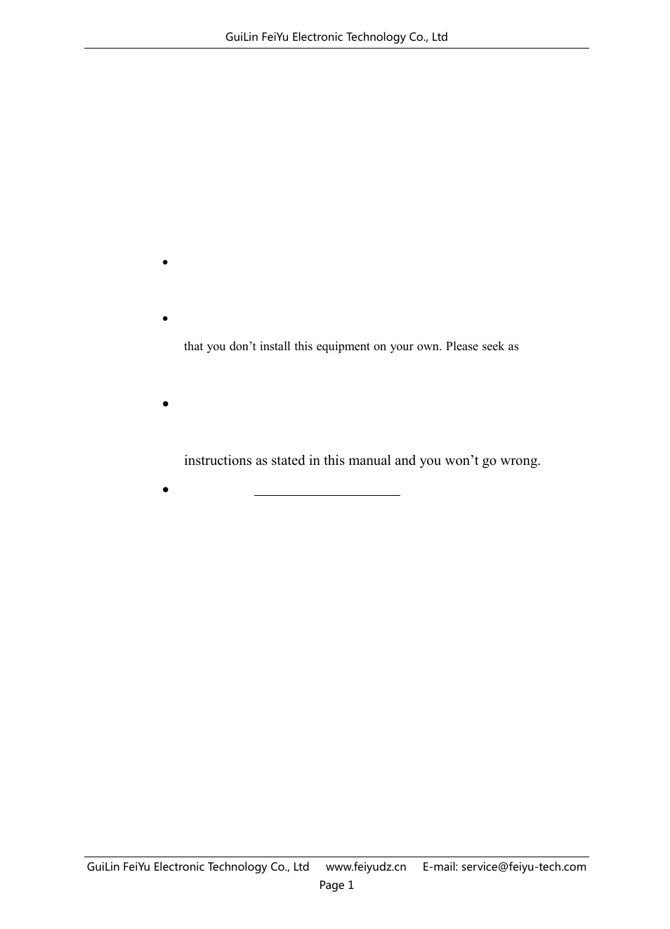 FeiYu Tech FY-91Q User Manual | Page 2 / 27