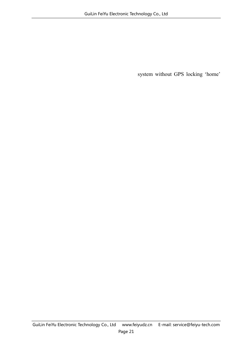 FeiYu Tech FY-91Q User Manual | Page 22 / 27