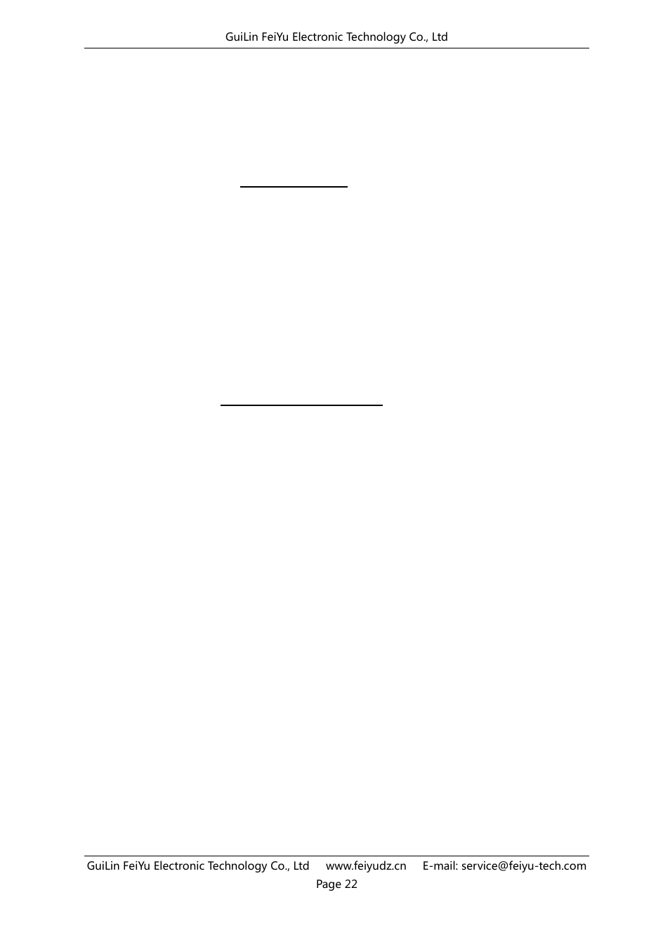 FeiYu Tech FY-91Q User Manual | Page 23 / 27