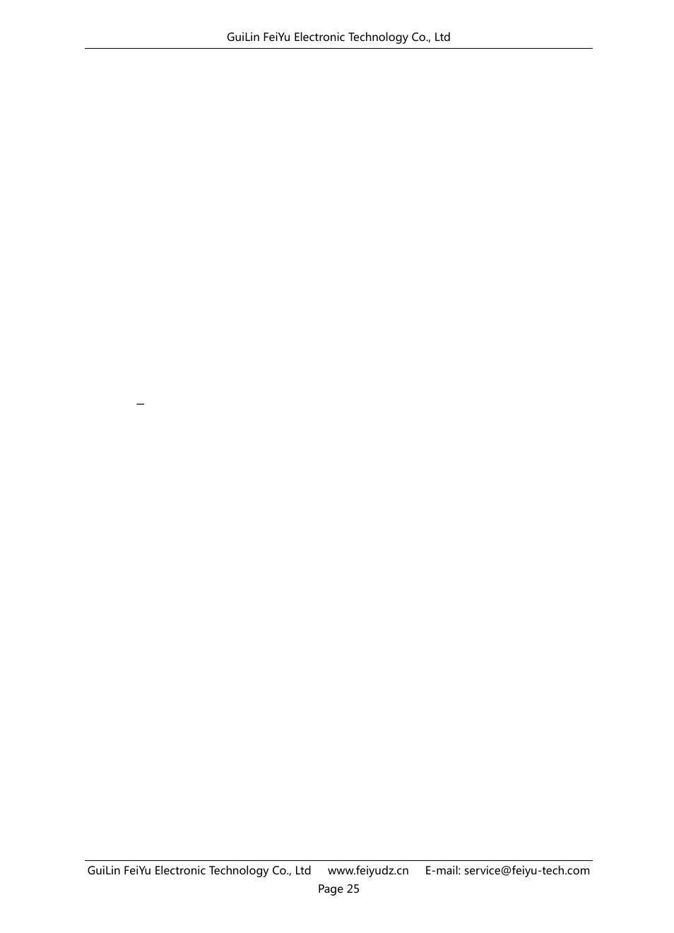 FeiYu Tech FY-91Q User Manual | Page 26 / 27