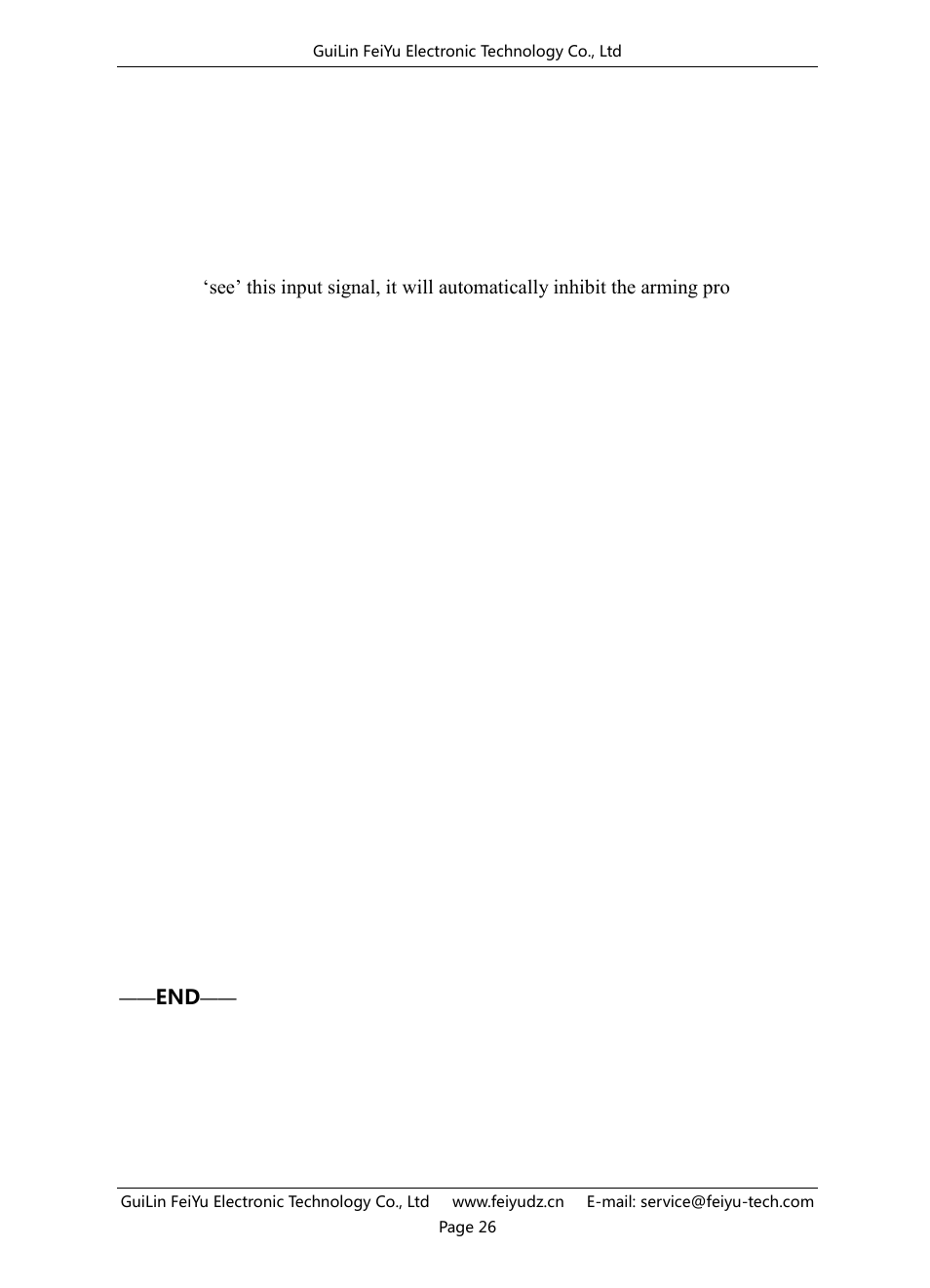 FeiYu Tech FY-91Q User Manual | Page 27 / 27