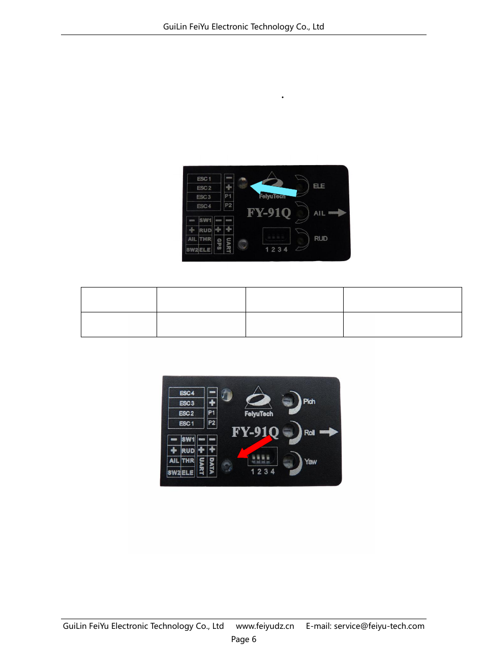 FeiYu Tech FY-91Q User Manual | Page 7 / 27