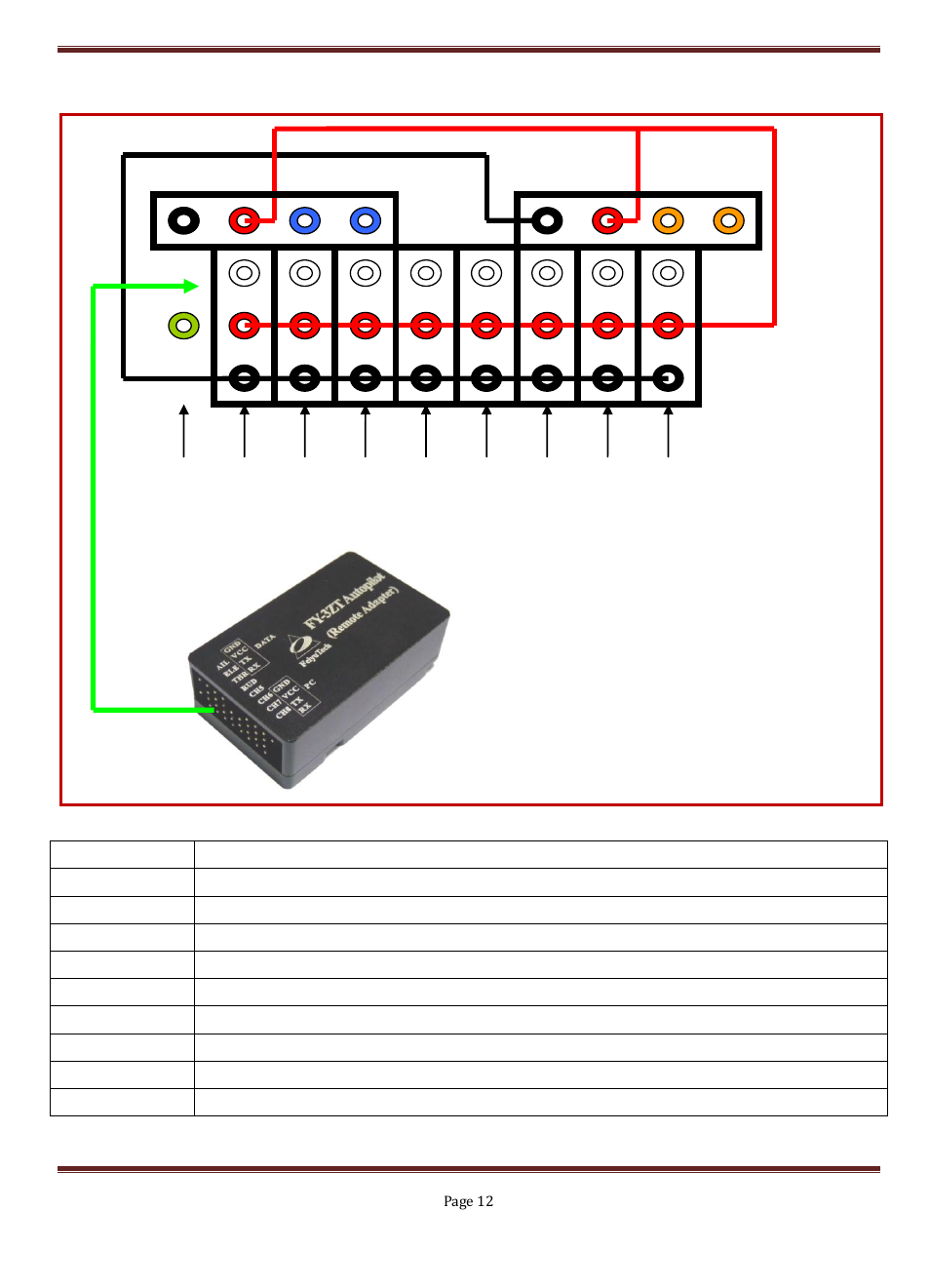 Fy-3zt remote adapter module interface | FeiYu Tech FY-3ZT User Manual | Page 13 / 57