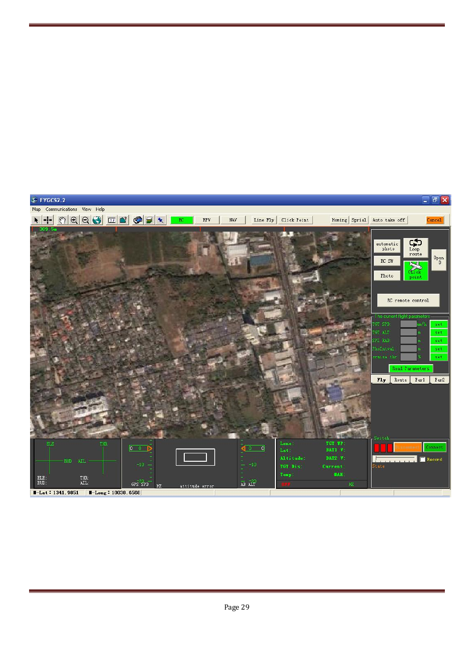 Fy-gcs module introduction, Fy-gcs graphic user interface (gui) | FeiYu Tech FY-3ZT User Manual | Page 30 / 57