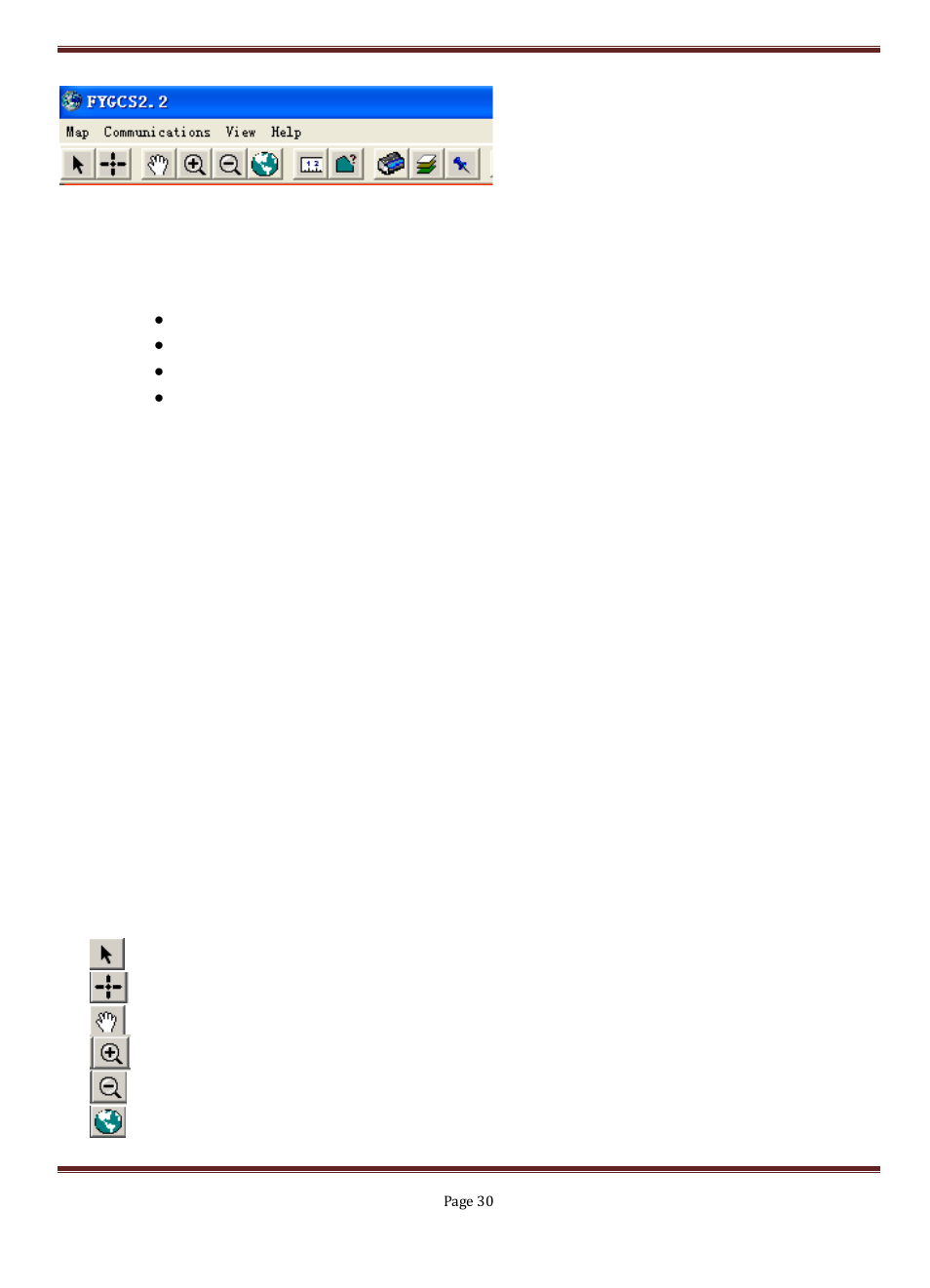 Toolbar | FeiYu Tech FY-3ZT User Manual | Page 31 / 57