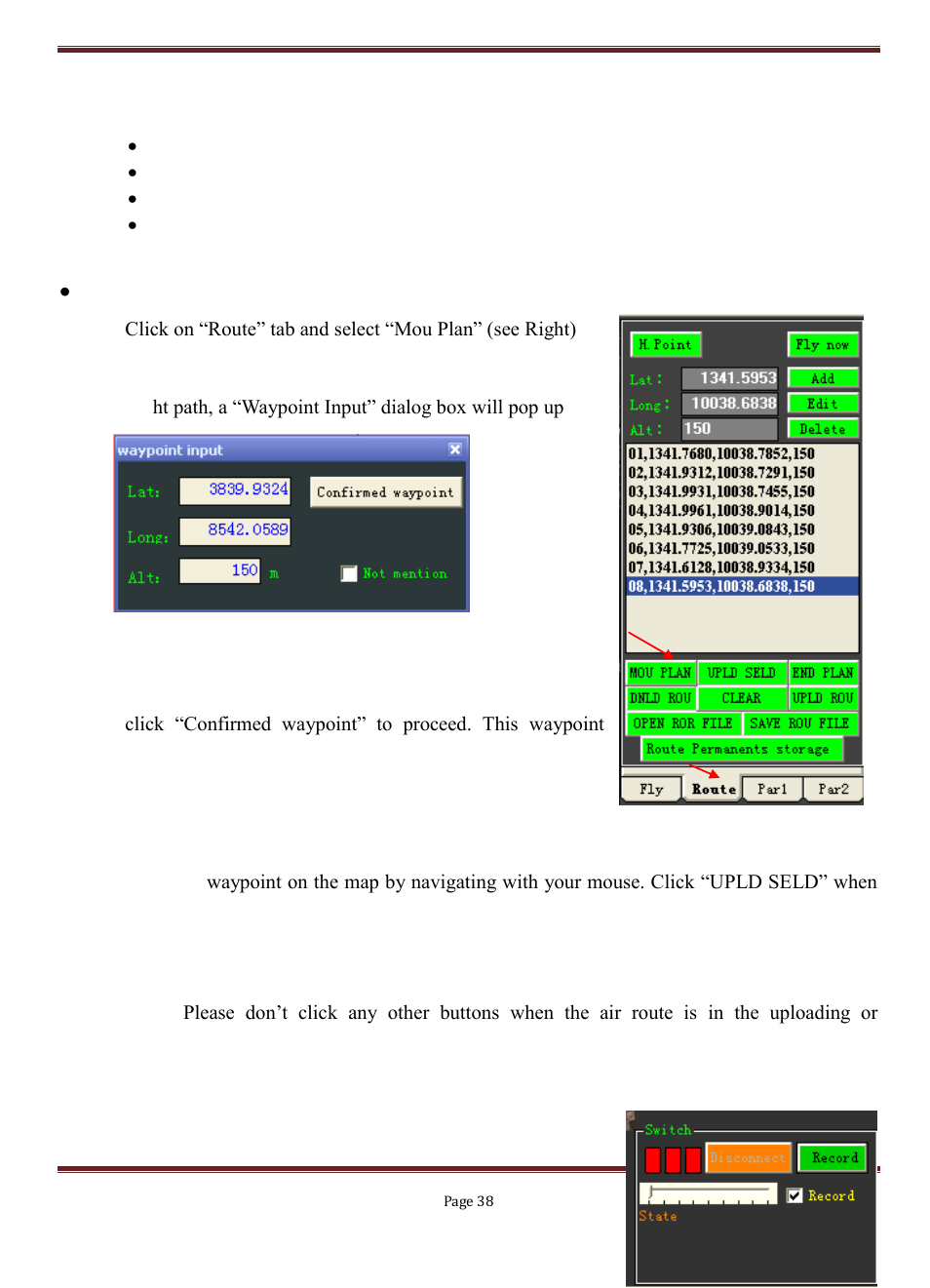 Flight path planning | FeiYu Tech FY-3ZT User Manual | Page 39 / 57