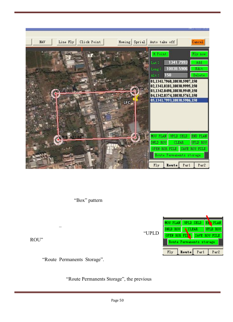 Flight path setting | FeiYu Tech FY-3ZT User Manual | Page 51 / 57