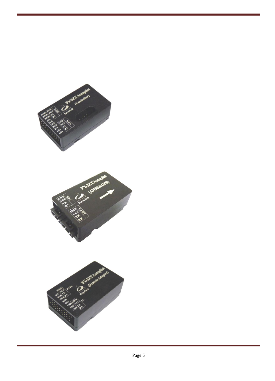 Fy-3zt instalation | FeiYu Tech FY-3ZT User Manual | Page 6 / 57