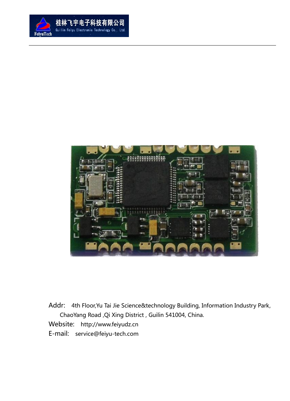 FeiYu Tech FY-AHRS-1200B User Manual | 8 pages