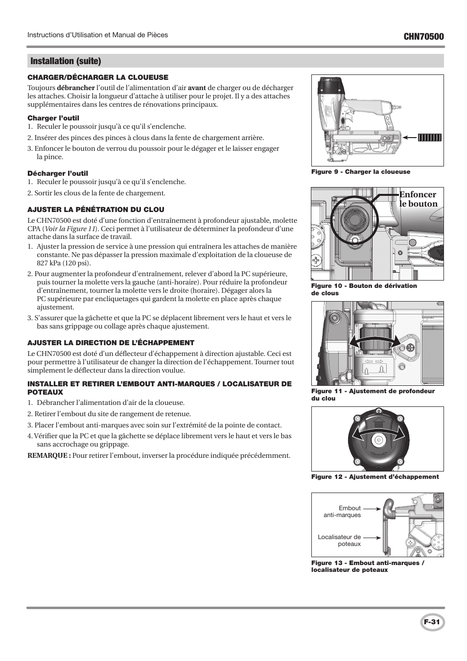 Campbell Hausfeld CHN70500 User Manual | Page 31 / 60