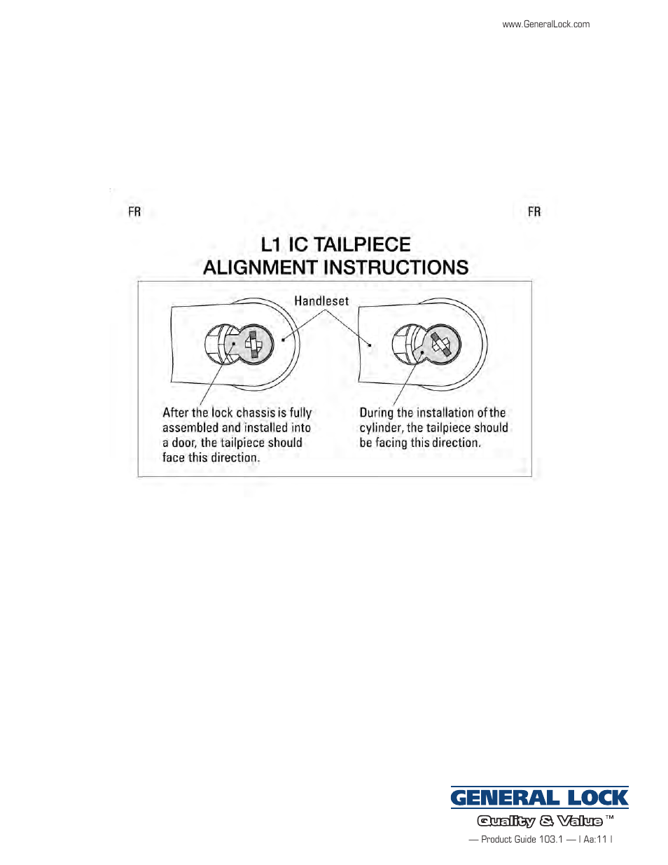 General Lock Grade 1 User Manual | Page 5 / 5