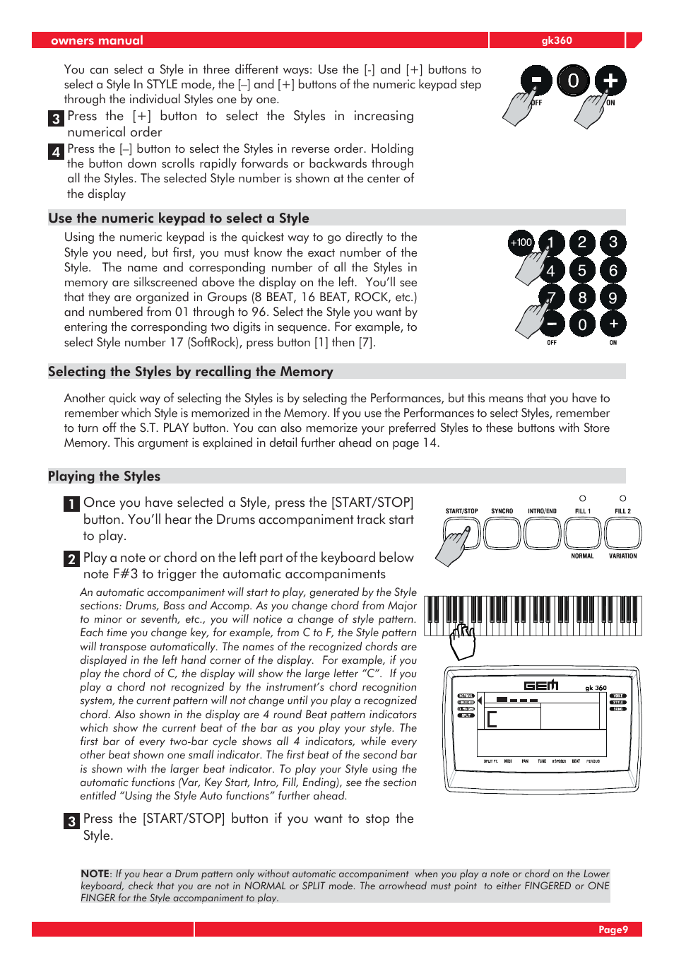 Generalmusic gk360 User Manual | Page 13 / 28