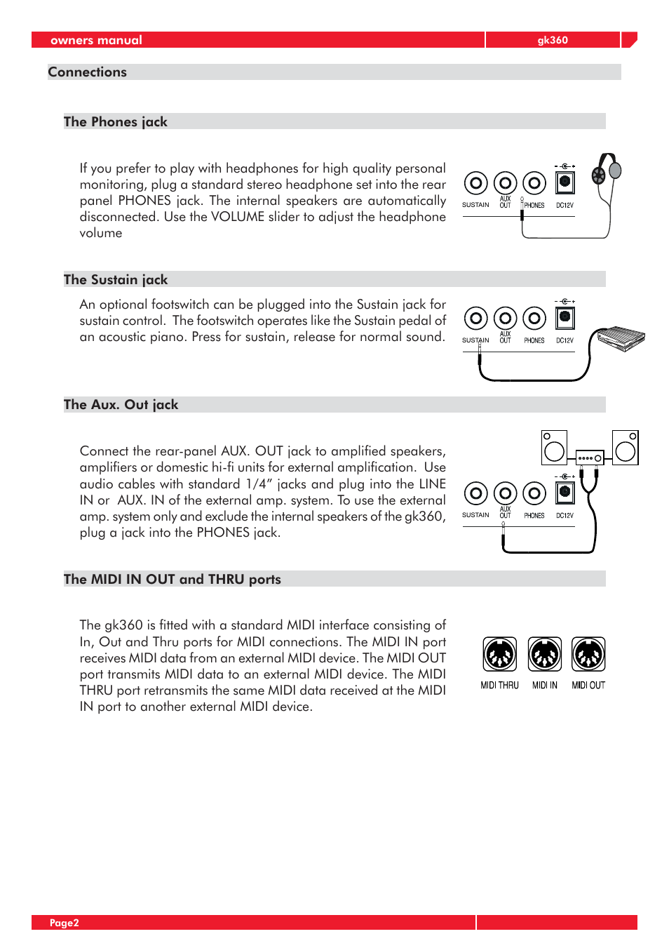 Generalmusic gk360 User Manual | Page 6 / 28