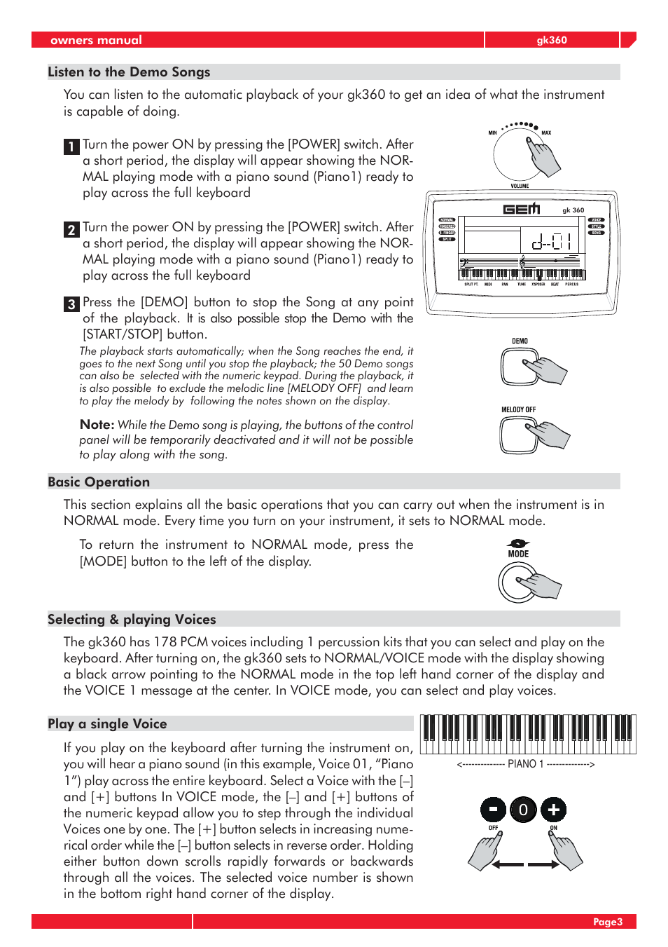 Generalmusic gk360 User Manual | Page 7 / 28