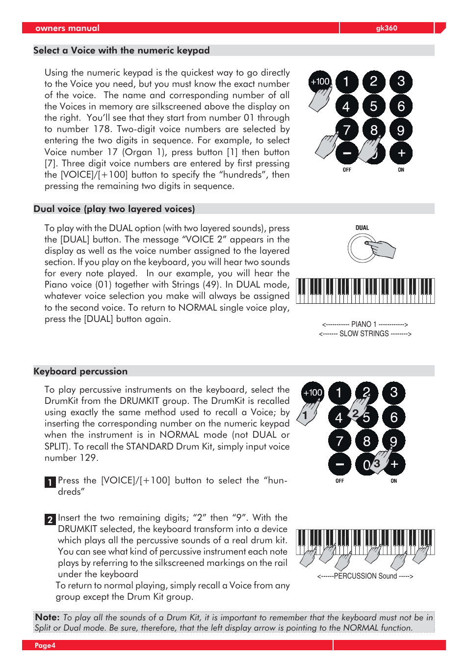 Generalmusic gk360 User Manual | Page 8 / 28