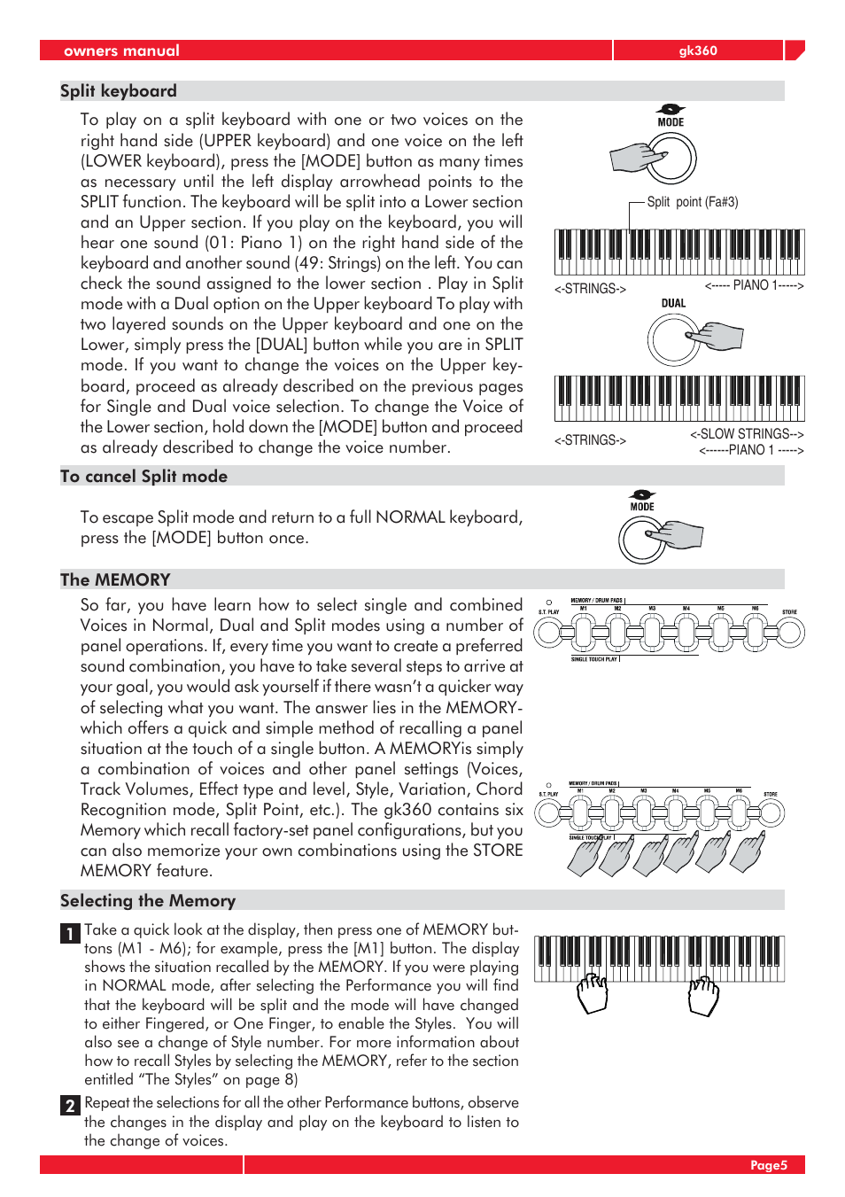 Generalmusic gk360 User Manual | Page 9 / 28