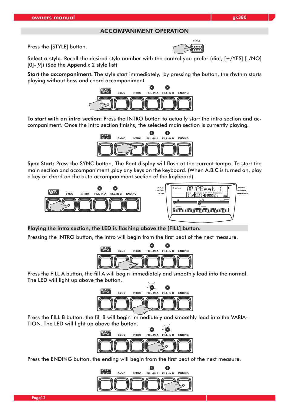 Generalmusic gk380 User Manual | Page 16 / 44