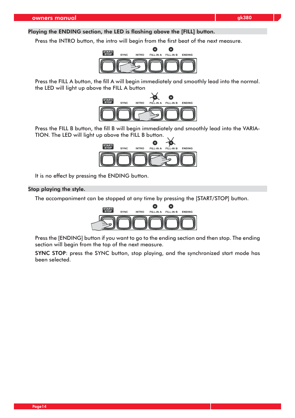 Generalmusic gk380 User Manual | Page 18 / 44