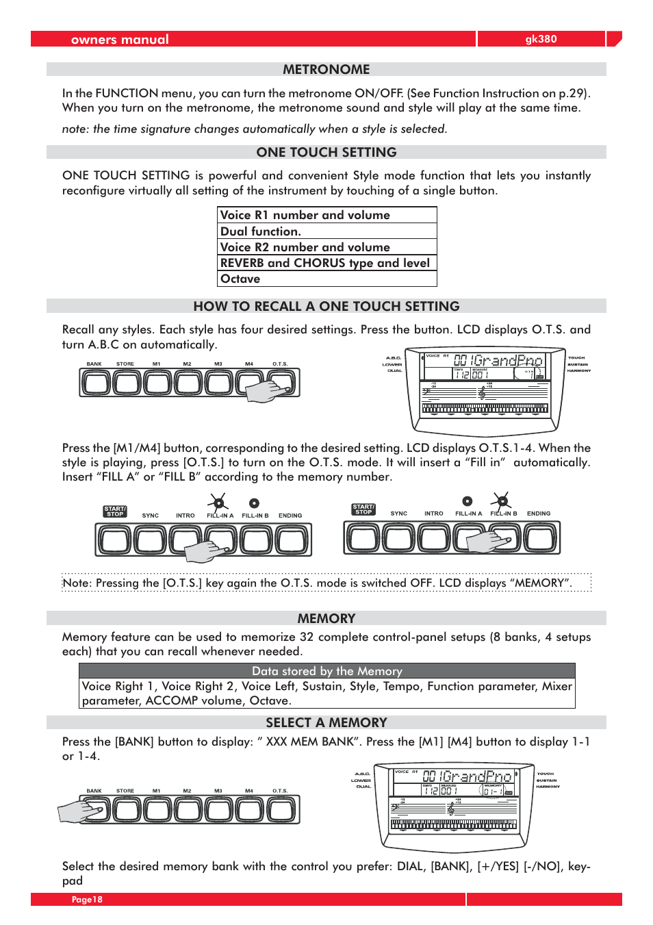 Generalmusic gk380 User Manual | Page 22 / 44