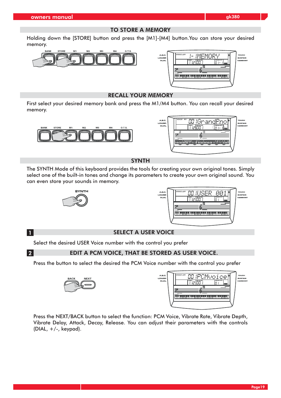 Generalmusic gk380 User Manual | Page 23 / 44
