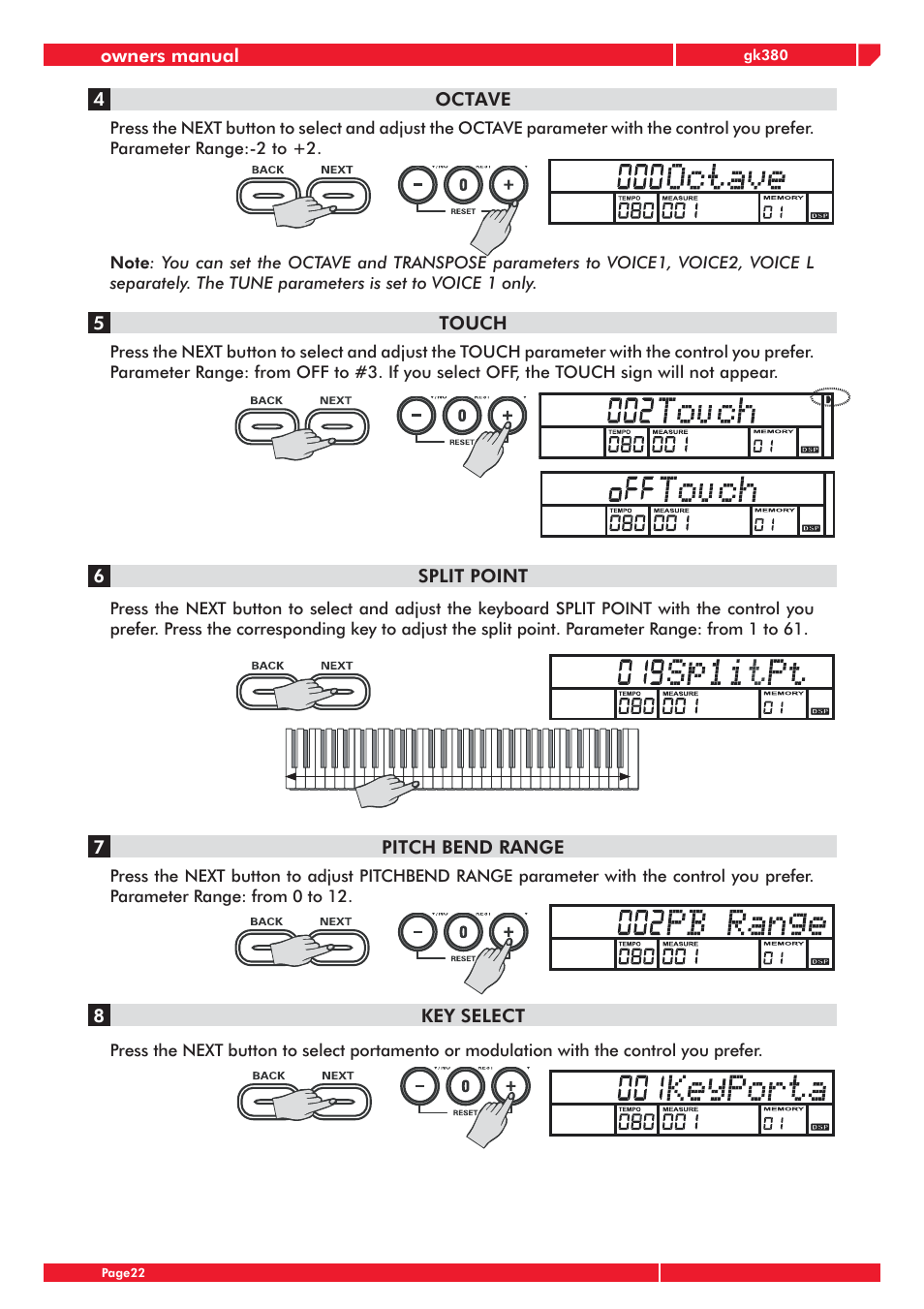 Generalmusic gk380 User Manual | Page 26 / 44
