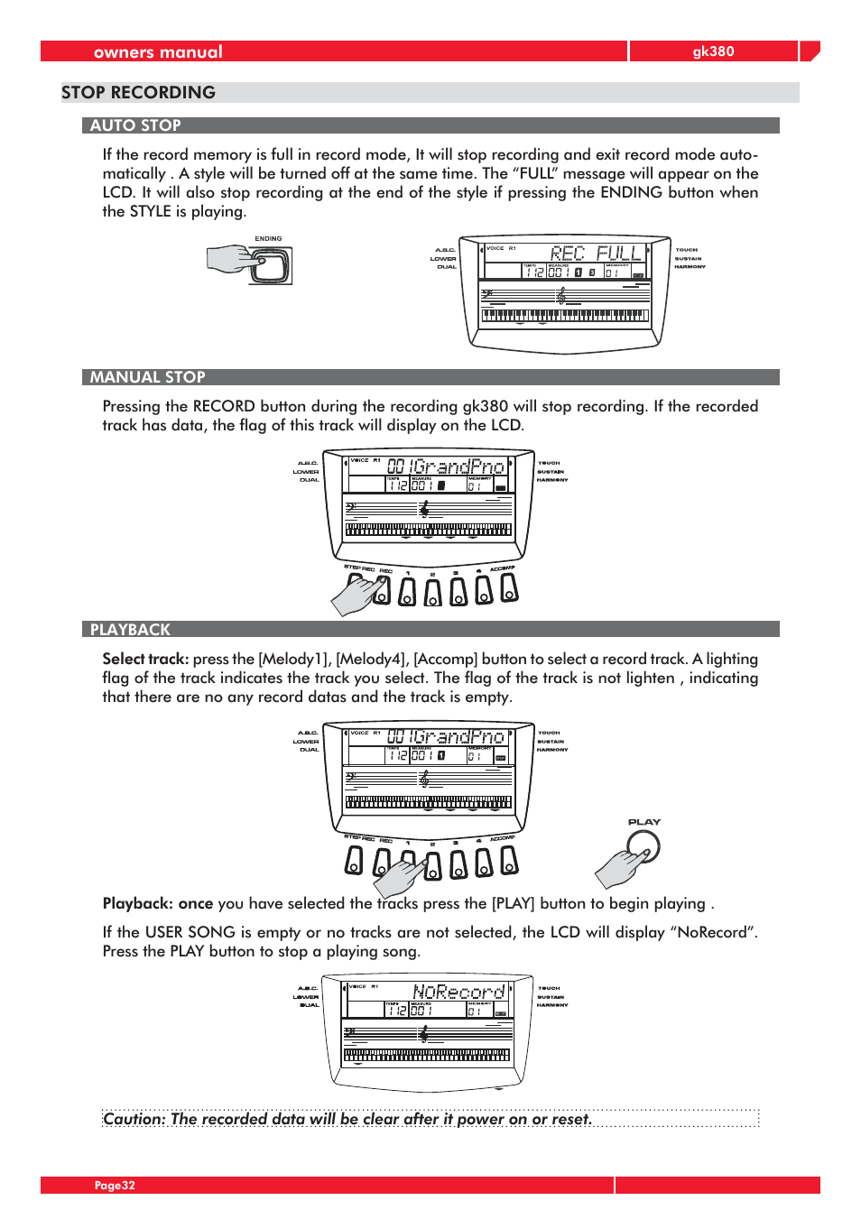 Generalmusic gk380 User Manual | Page 36 / 44
