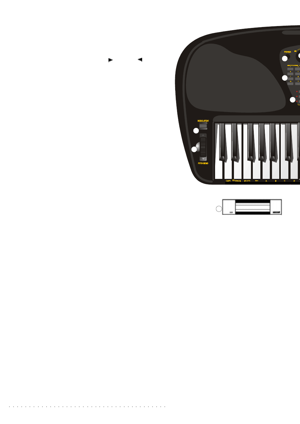 Wk1oriental front panel, 4 front/rear panel | Generalmusic wk1or User Manual | Page 11 / 93