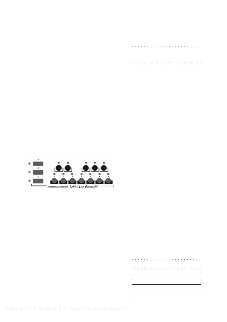 4 the arabic scale, 30 owner’s manual, What is the arabic scale | Where is the arabic scale, How to recall a preset arabic scale | Generalmusic wk1or User Manual | Page 37 / 93