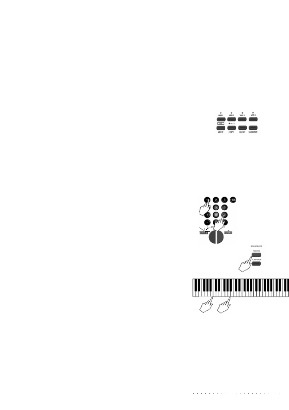 9 • programmable styles (user), Recording a user style, User styles 61 | Selecting an empty user style location 1 | Generalmusic wk1or User Manual | Page 68 / 93