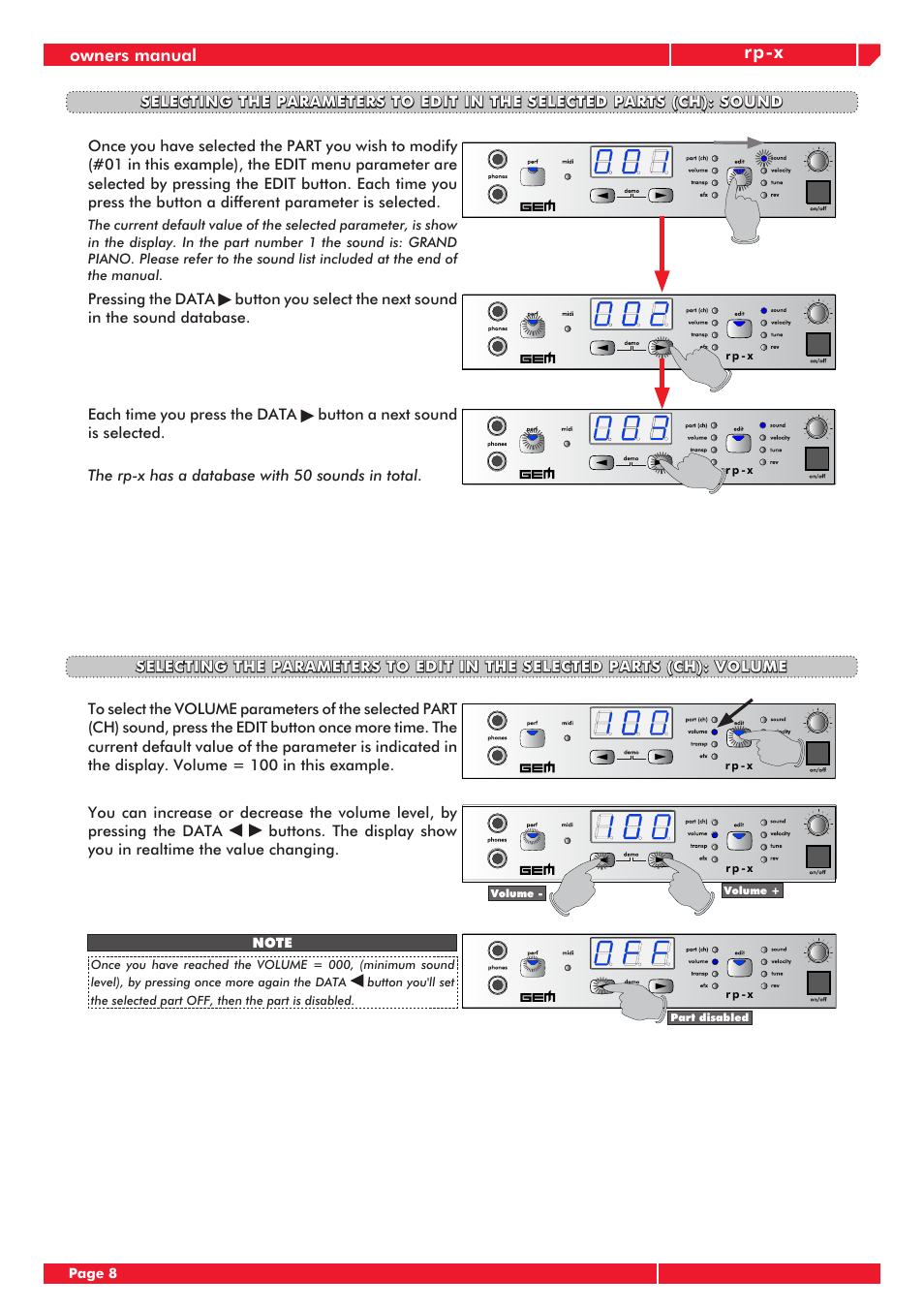 Rp-x | Generalmusic RP-X User Manual | Page 12 / 24