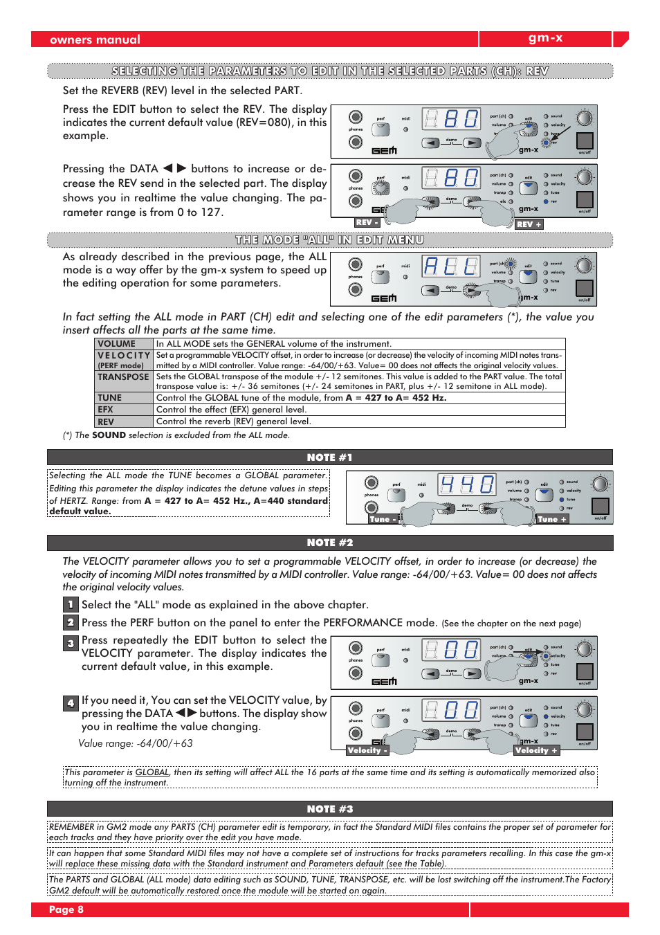 Gm-x | Generalmusic GM-X User Manual | Page 12 / 24