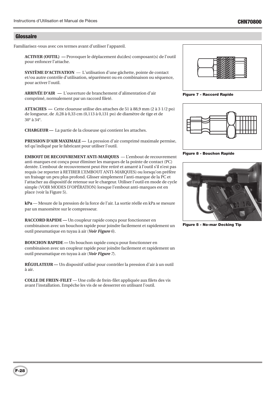 Glossaire | Campbell Hausfeld IN727700AV User Manual | Page 28 / 60