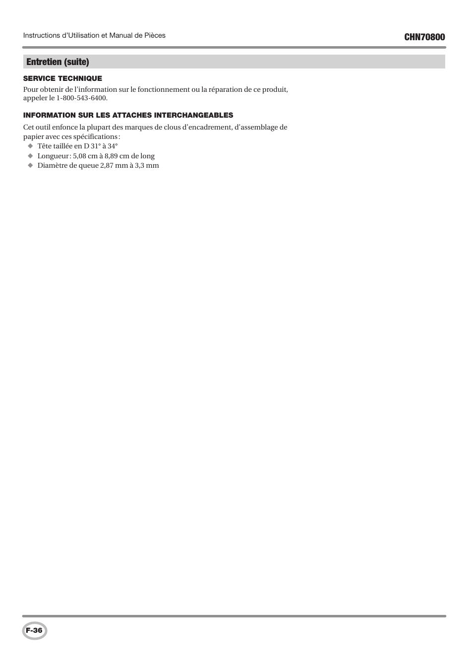 Campbell Hausfeld IN727700AV User Manual | Page 36 / 60