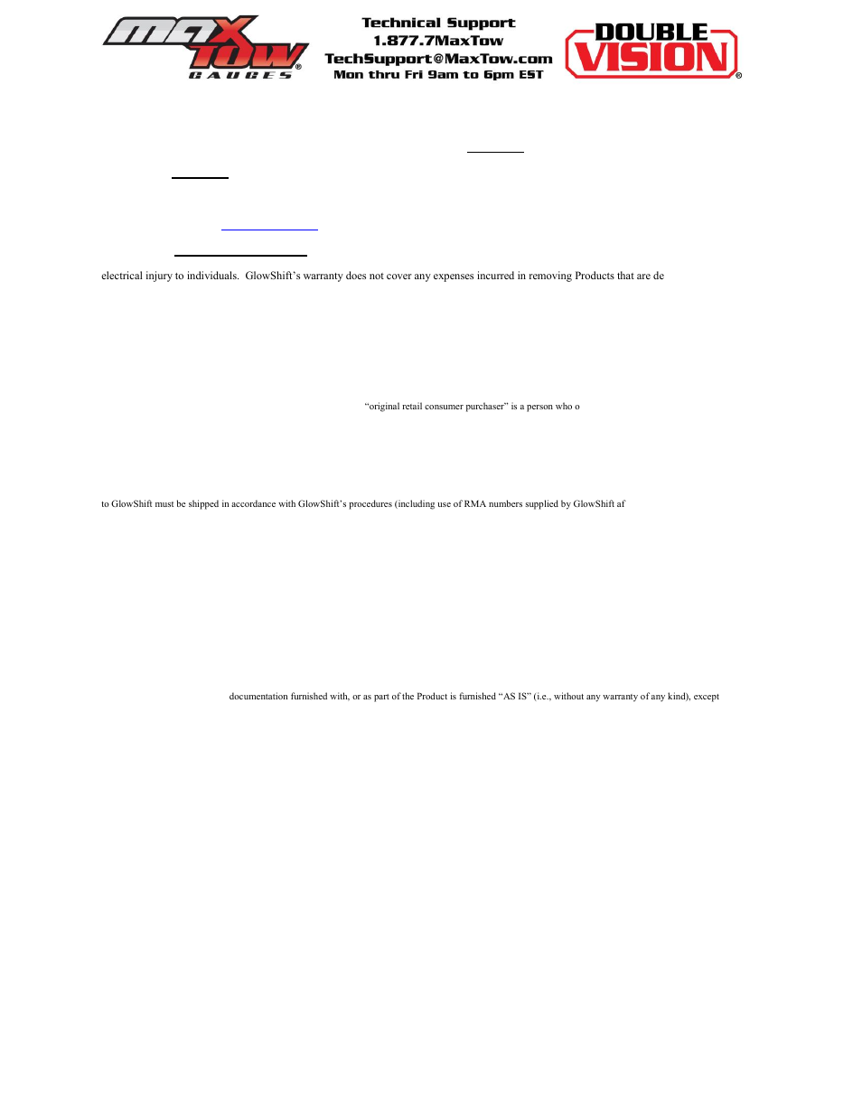 GlowShift 30 PSI Fuel PSI User Manual | Page 5 / 5